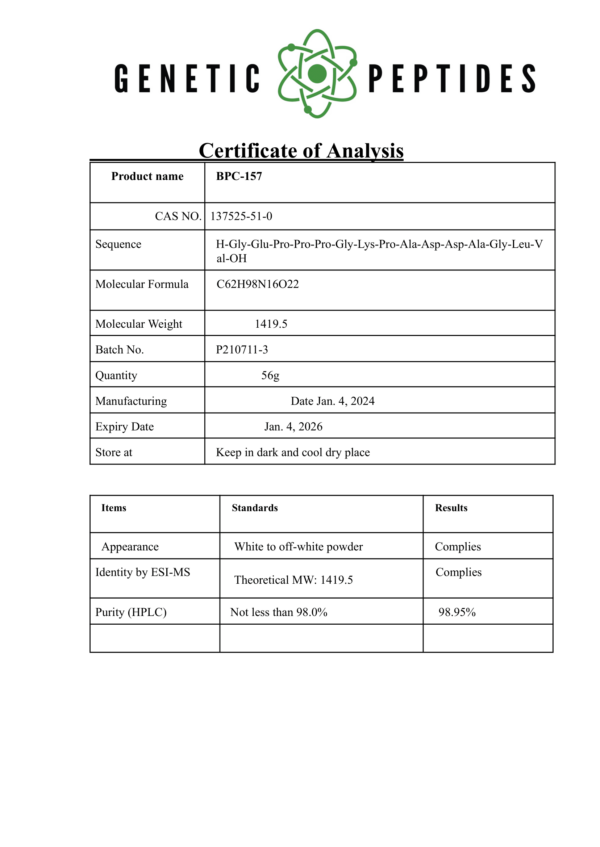 BPC-157 Peptide (Vial)