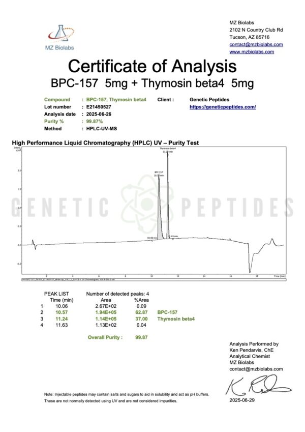 BPC-157, TB-500 5/5MG (Blend) (Wolverine Stack) - Image 3
