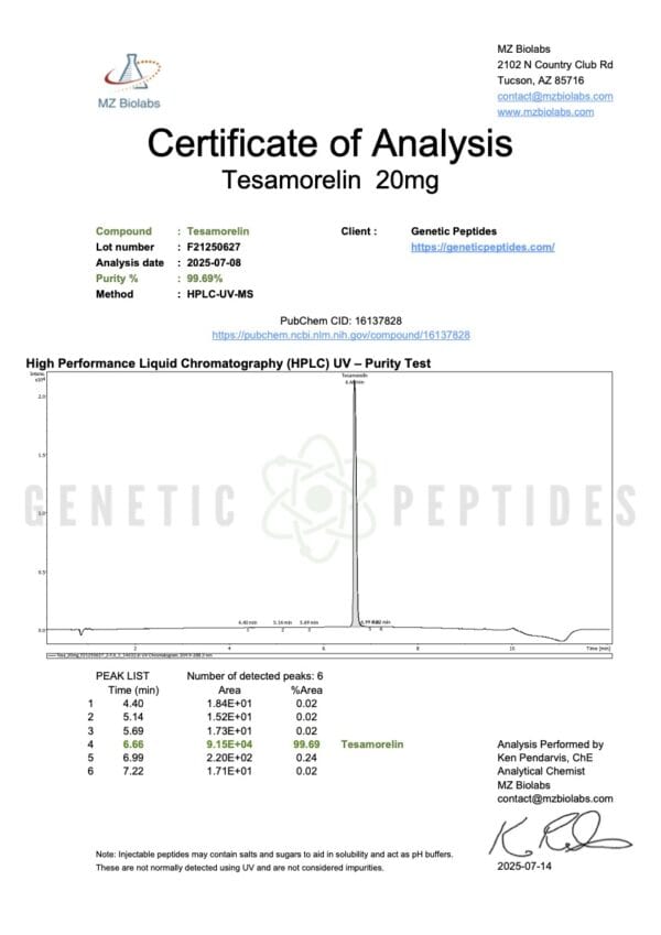 Tesamorelin Vial - Image 3