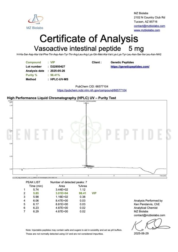VIP Vial 5MG - Image 2