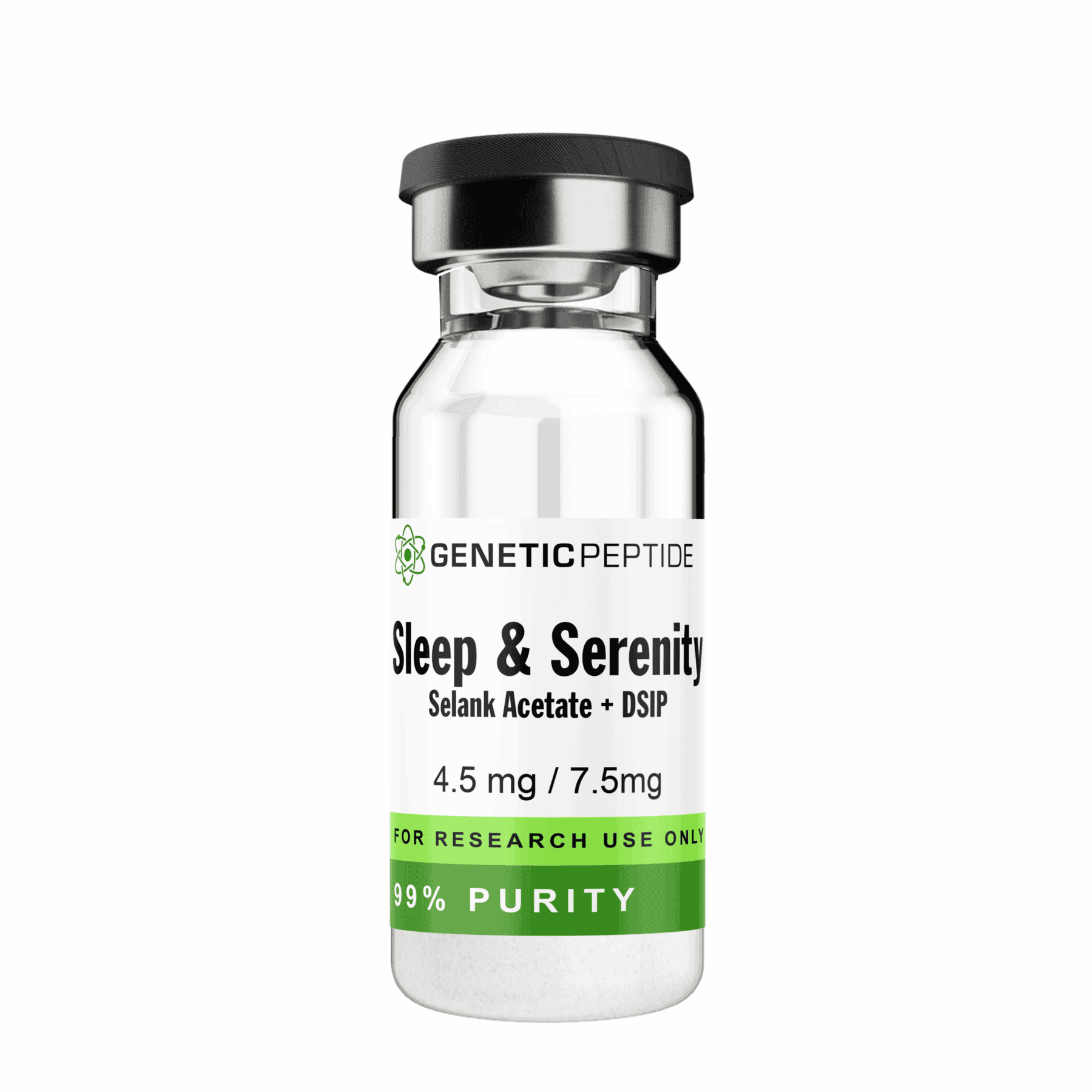 Sleep & Serenity (Selank Acetate + DSIP) Blend -  4.5 mg / 7.5mg